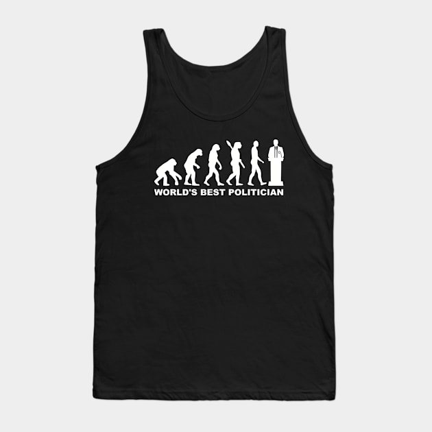 Politician evolution Tank Top by Designzz